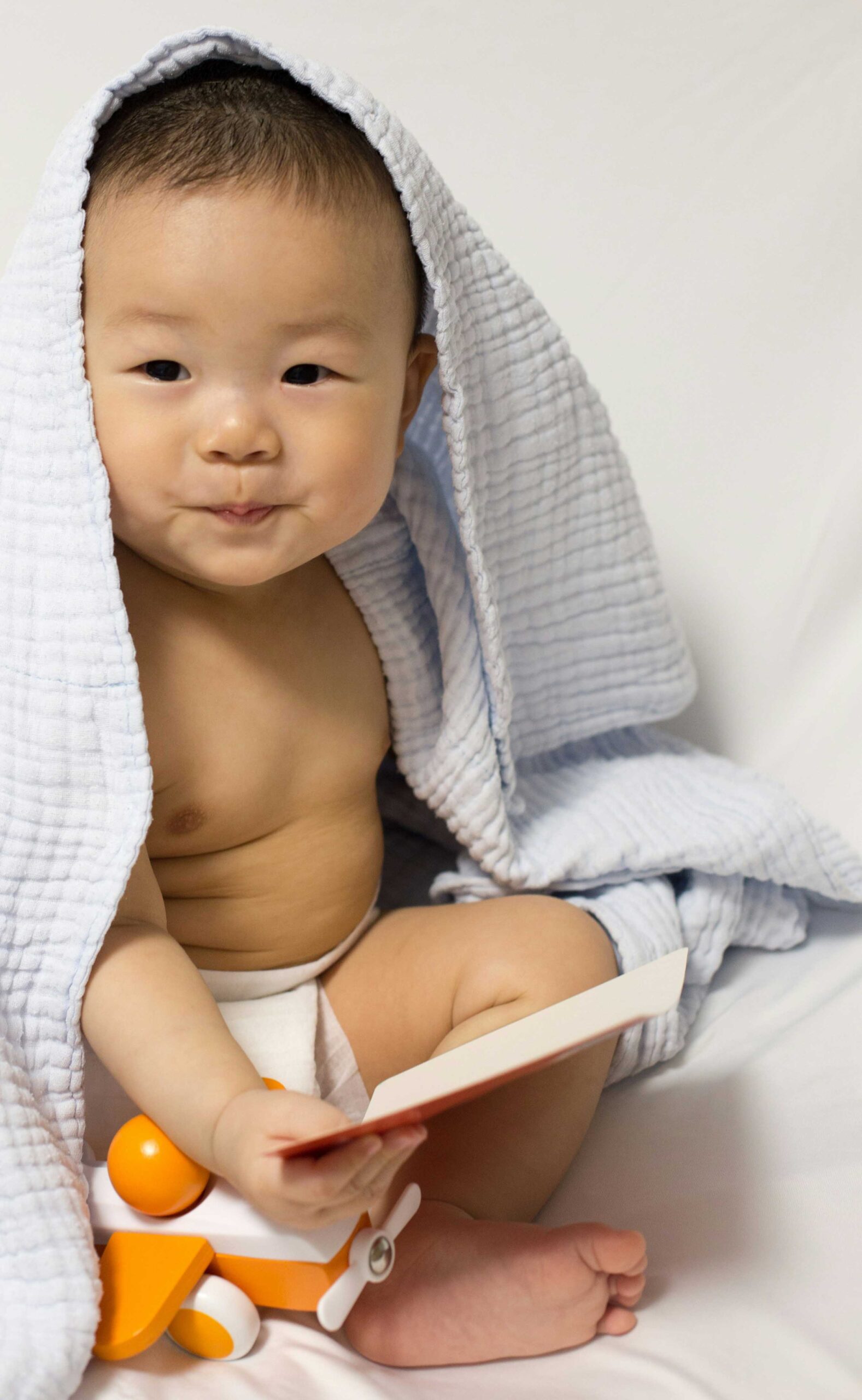 beautiful baby in towel Therapy to Overcome Postpartum Depression